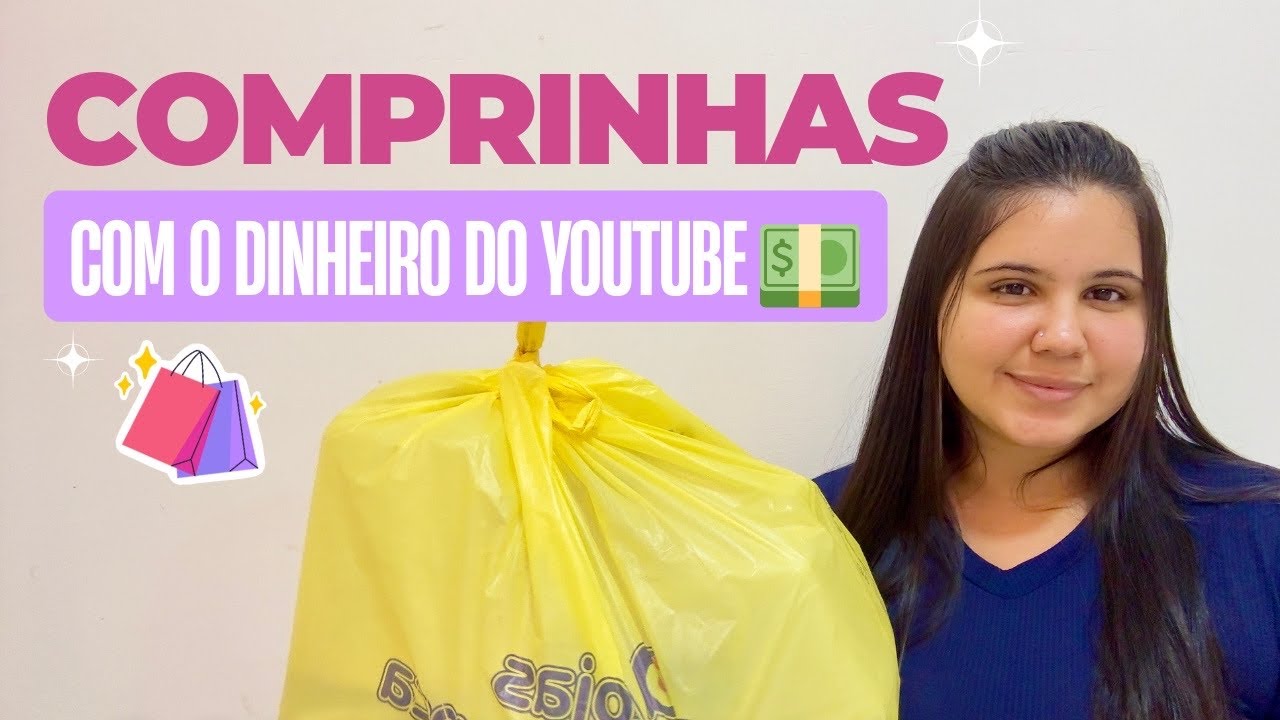 COMPRINHAS PARA A CASA COM O DINHEIRO DO YOUTUBE 🛍️💖