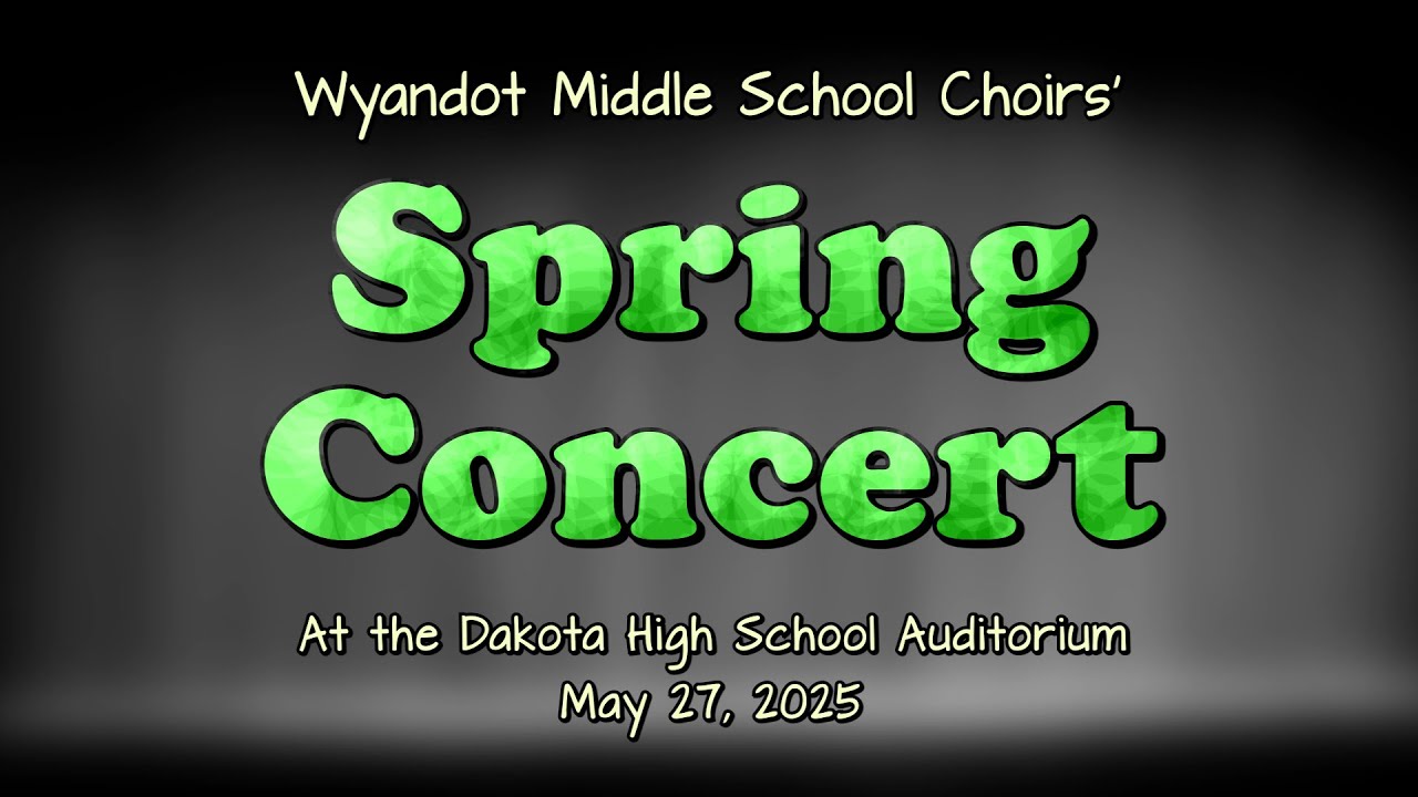 2025 Wyandot Middle School Spring Choir Concert
