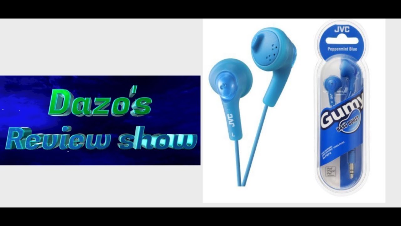 JVC gumy base boosted earphones blue unboxing and review