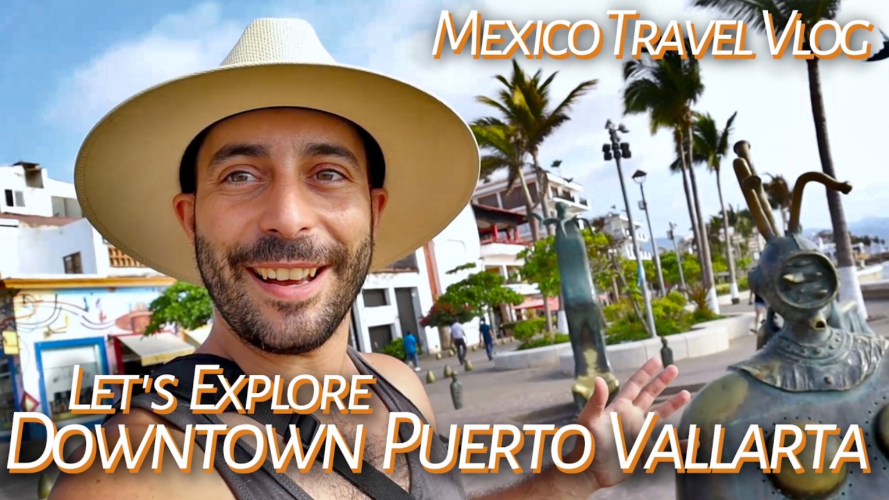 A Day Exploring Downtown Puerto Vallarta 🌊 Malecon, Markets, Museums & Crocodiles! 🌴 Mexico Travel