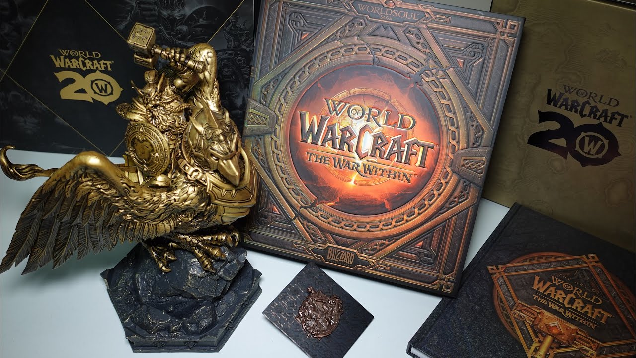 Unboxing THE WAR WITHIN Epic Edition Collector's Set World of Warcraft Physical Box Mount, Pets, WoW