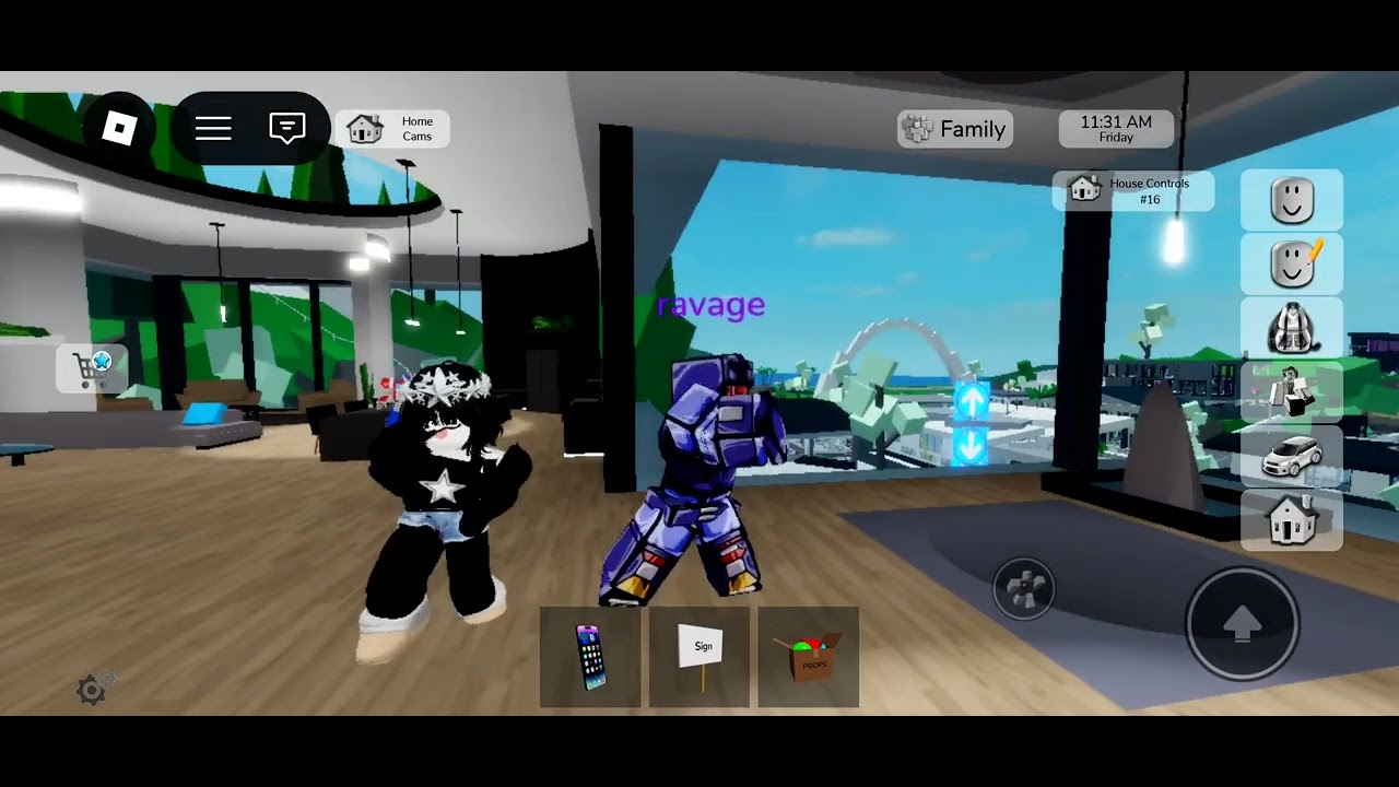Roblox brookhaven my friend royprime 😊