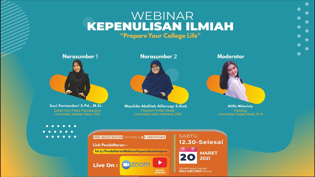 Webinar Kepenulisan Ilmiah 2021
