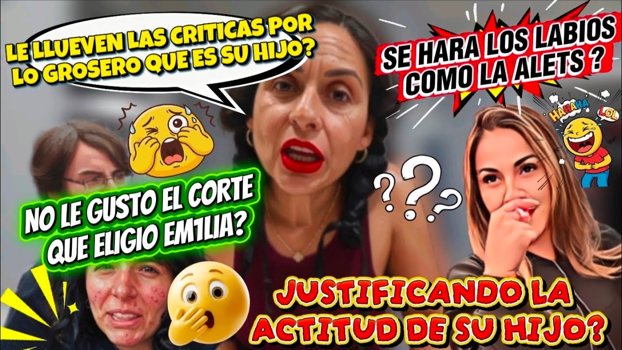 🔴EL HIJO GROSERO NO QUISO RESPONDER?😲LO JUSTIFICA QUE ES SERIO?🤔SE HARA LOS LABIOS COMO LA ALETS?😬