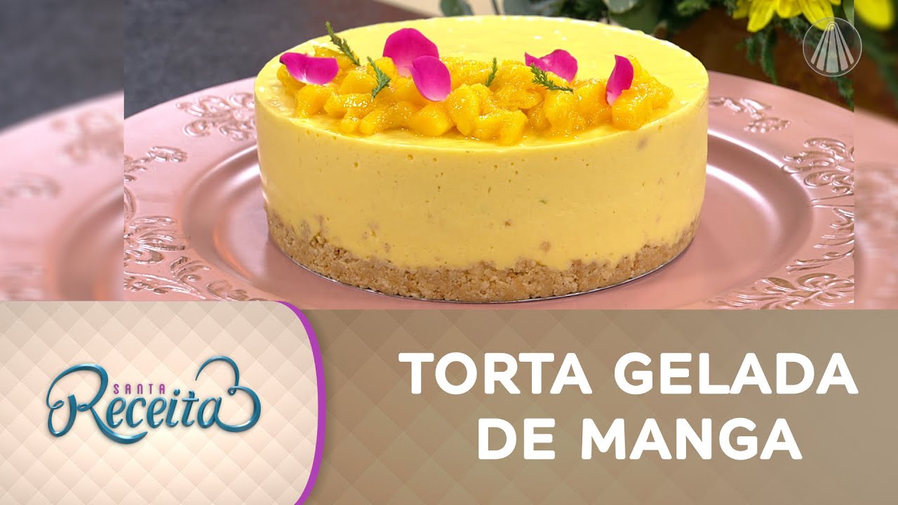 Sobremesa refrescante para o seu final de semana: torta de manga
