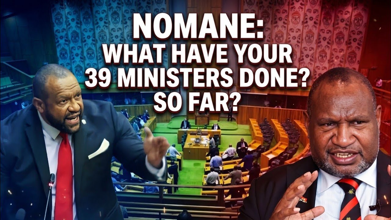 Opposition Leader James Nomane Grills PM Marape: Cabinet Performance & FATF Gray-Listing