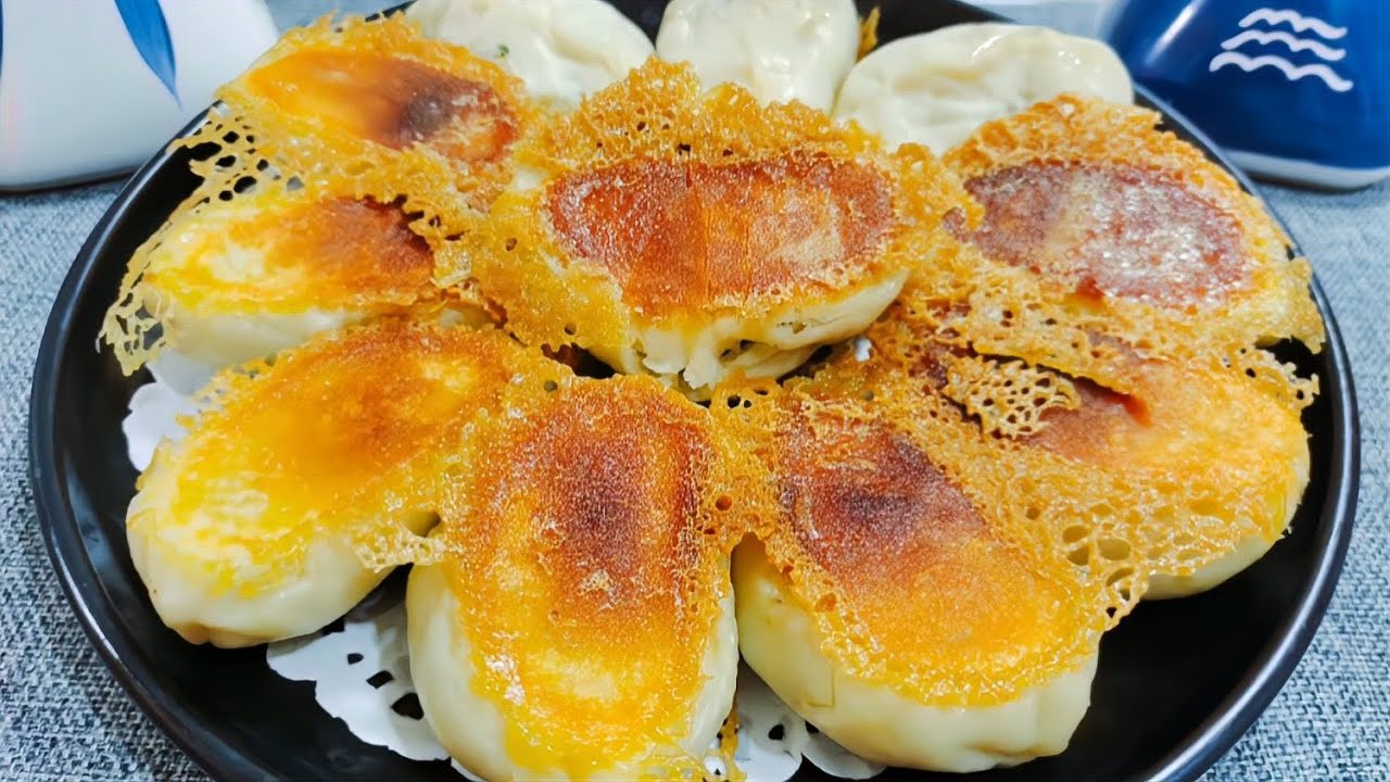 不用搟皮也不發面！這水煎包做法太神了，省時又好吃，一下就成 #美食 #做飯 #中餐 #家常菜 #菜譜