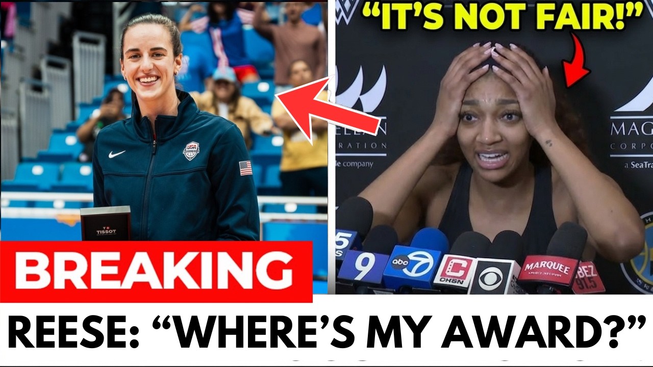 Angel Reese&rsquo;s HILARIOUS REACTION To Caitlin Clark&rsquo;s FIBA MVP AWARD!
