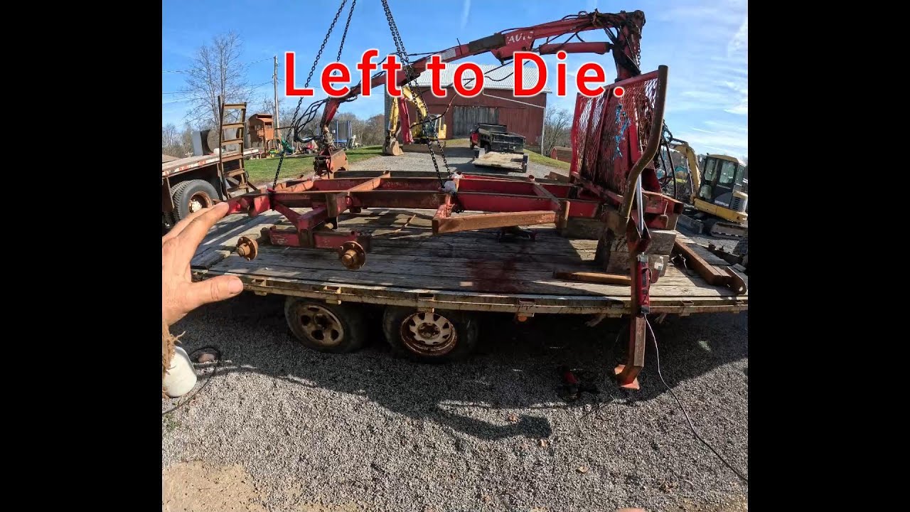 Cheapest Log loading trailer ever!