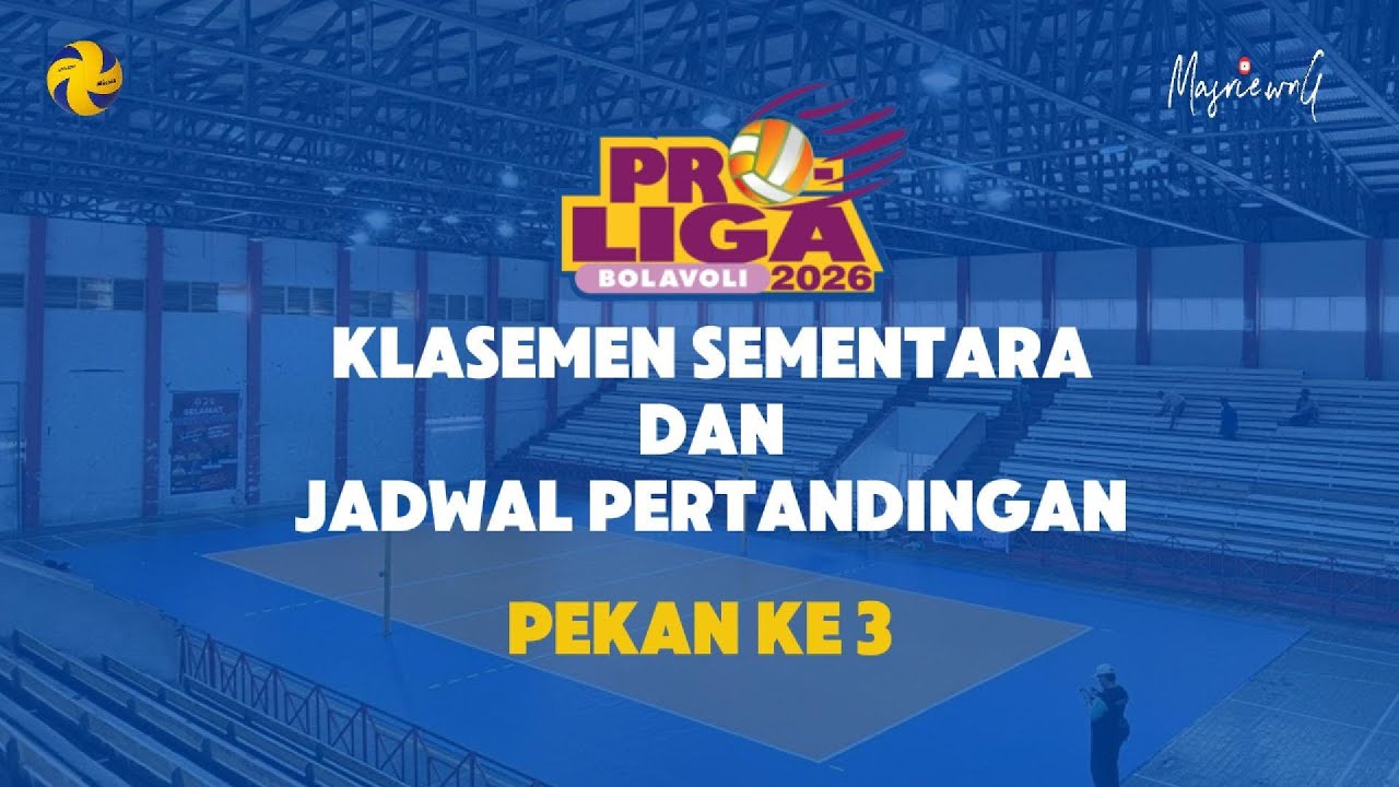 Persaingan Makin Panas! Jadwal Proliga Pekan 3 & Klasemen Sementara Berubah 🔥