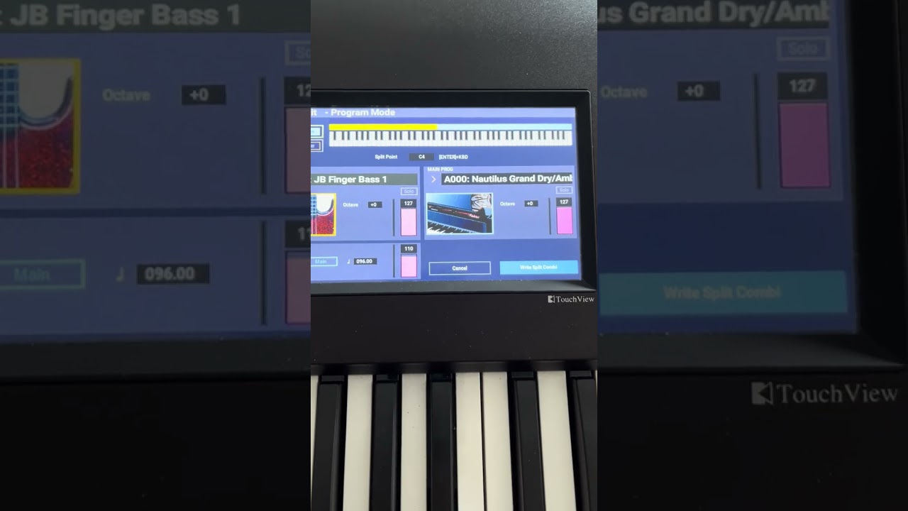 Korg Nautilus Quick Tutorial on the Split & Layer Function