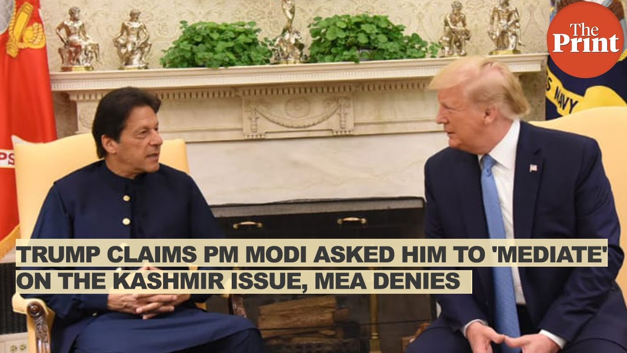Trump claims PM Modi asked him to 'mediate' on the Kashmir issue, MEA denies