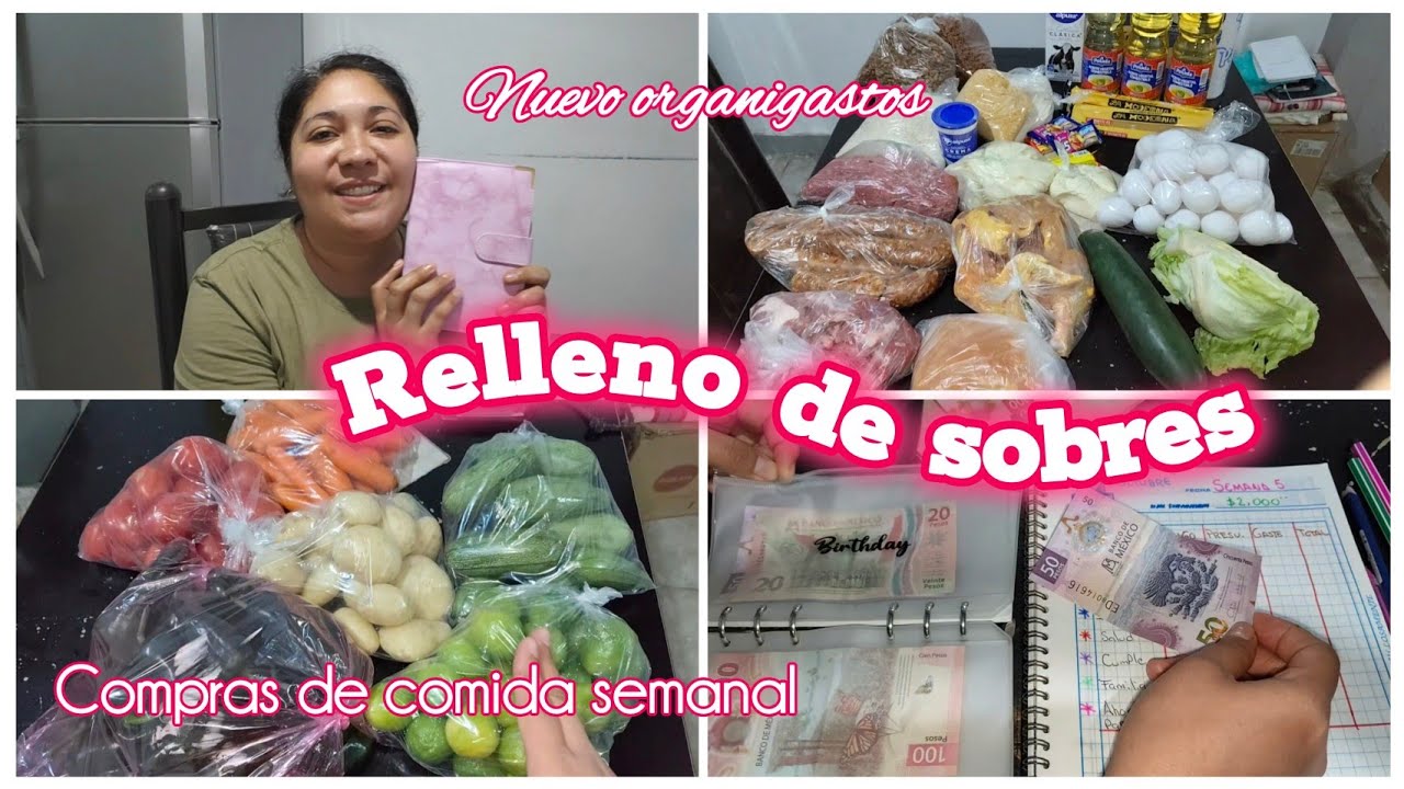 Organizando mi gasto con $2,000 // compras para una semana // nuevo organigastos 