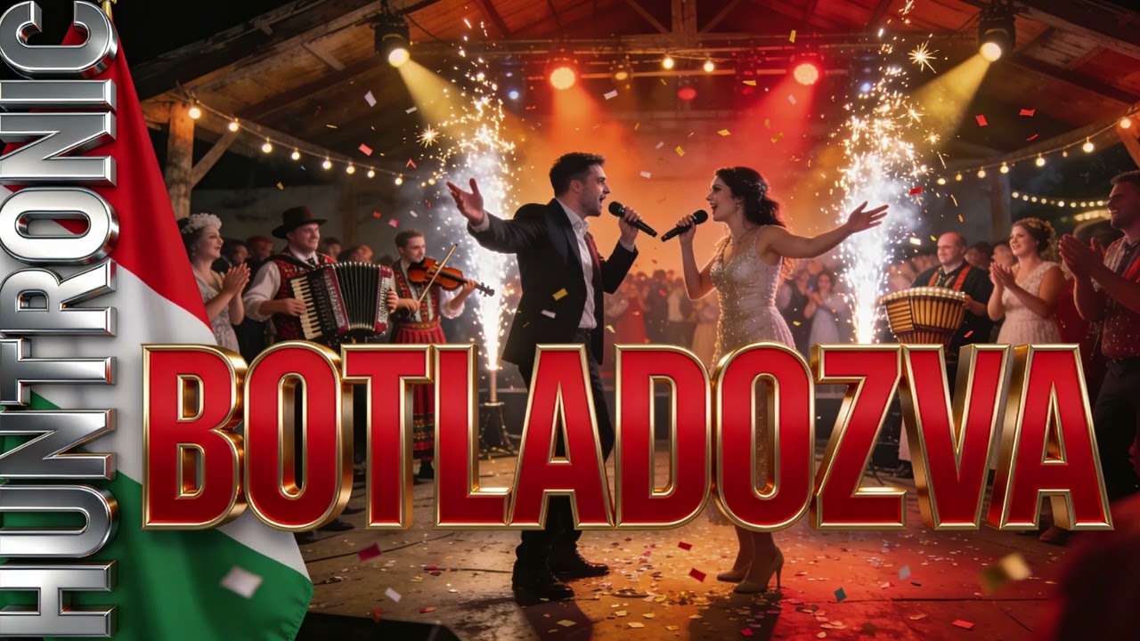 🎶Botladozva  🎻– VIDÁM MAGYAR MULATÓS PARTY ZENE | HUNTRONIC 🇭🇺 (Official Version) #mulatós 🎵