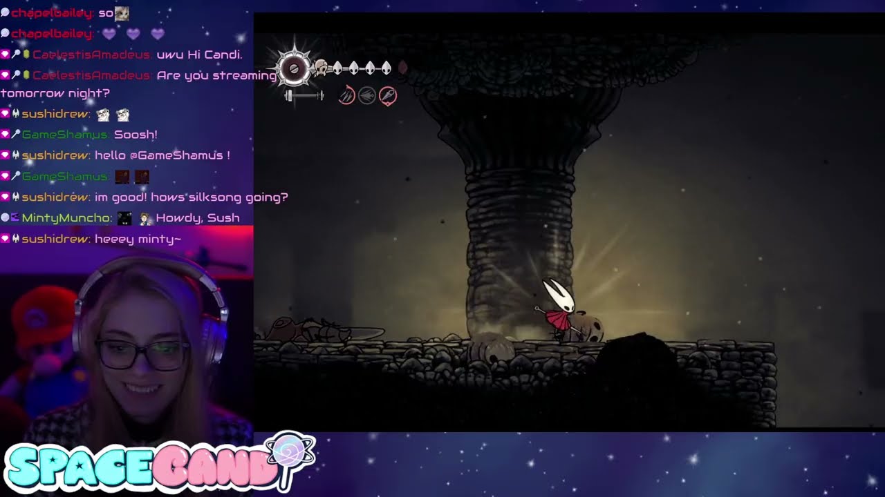 SpaceCandi Streamed Hollow Knight: Silksong - Part 13