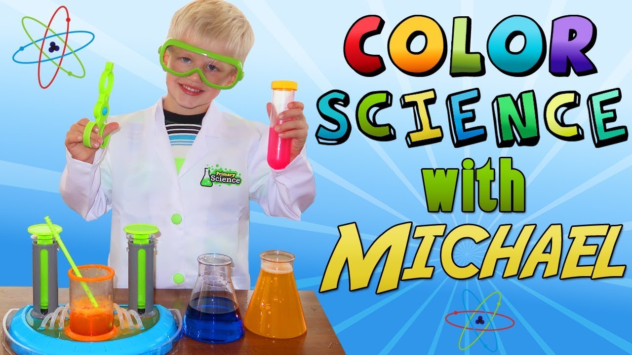 Scientist Michael's Rainbow Fizzy Lab