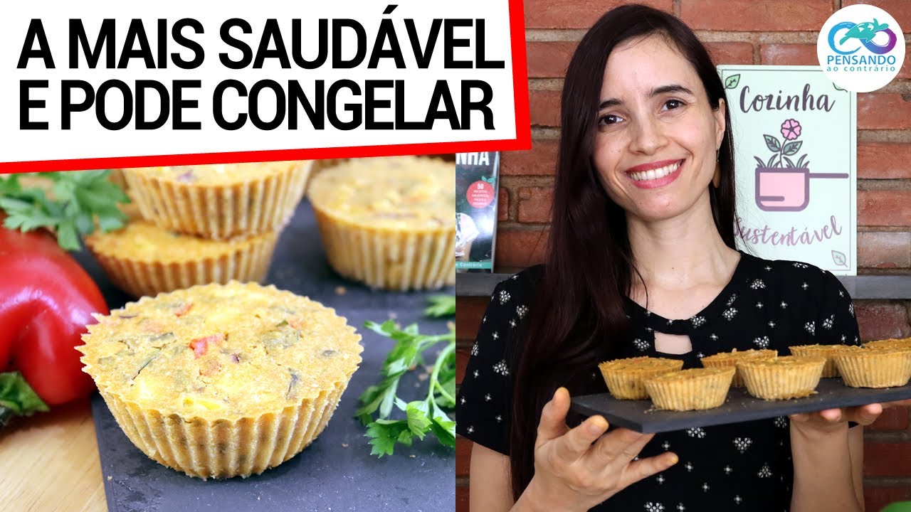 TROQUE O PÃO PELAS MINHAS TORTINHAS FÁCEIS E SAUDÁVEIS DE LEGUMES (VEGANAS E S/ GLÚTEN)