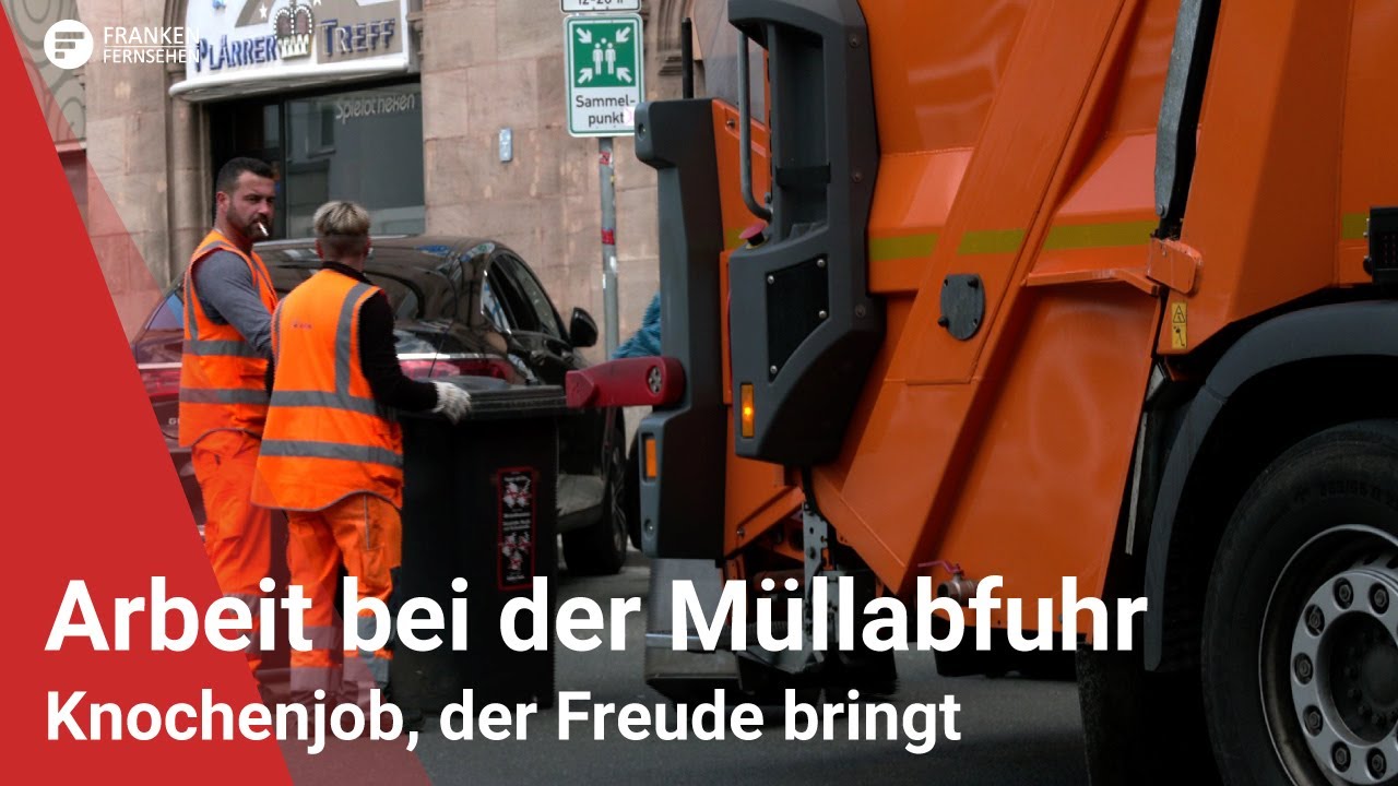 Knochenjob, der Freude bringt: Arbeit bei der Müllabfuhr