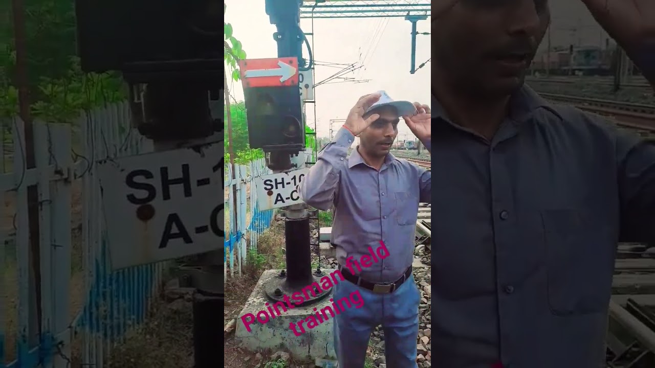 Pointsman field training| train signal| Pointsman training centre mey class #railway #pointsman