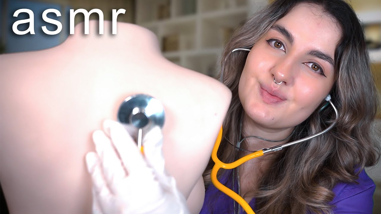 asmr CHEQUEO MÉDICO REALISTA para dormir