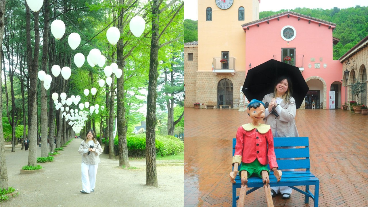 touring nami island, italy village, petite france, & rail park! | 2024 Vietnam & Seoul Trip - DAY 24