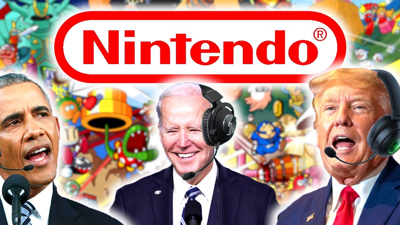 Президенты США играют в игры Nintendo (смешные моменты)