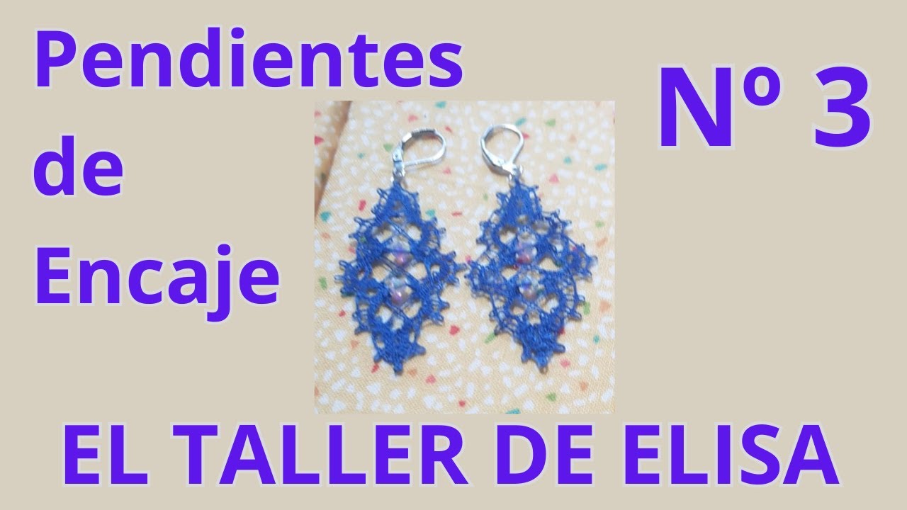 Pendientes de Encaje - Parte 3 - Cierre hilos mágicos y sustitución