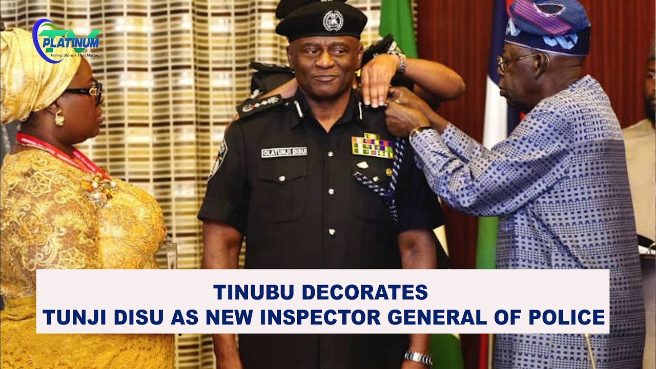 Tinubu Decorates Tunji Disu as New Inspector General of Police