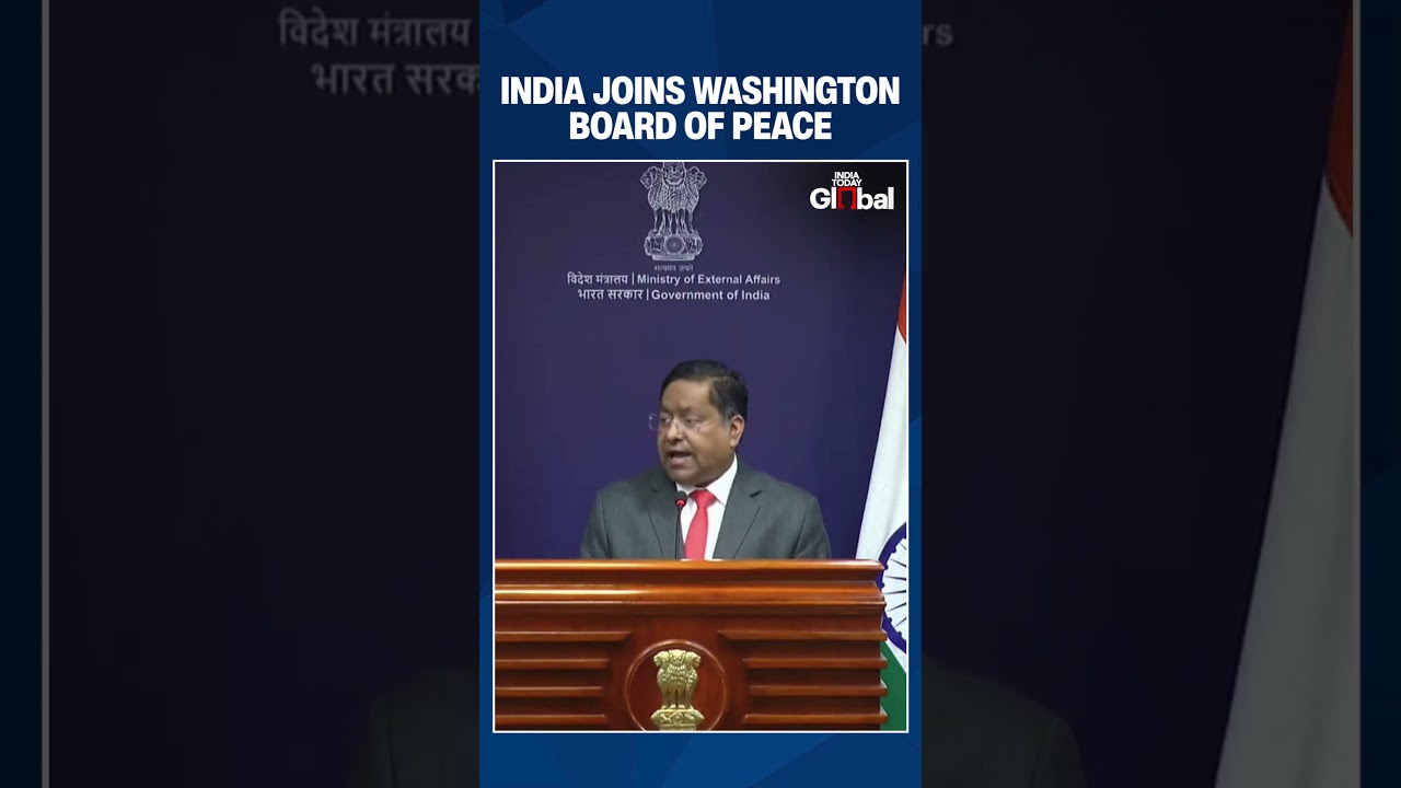 India Joins Washington Board of Peace and Backs Trump Gaza Plan