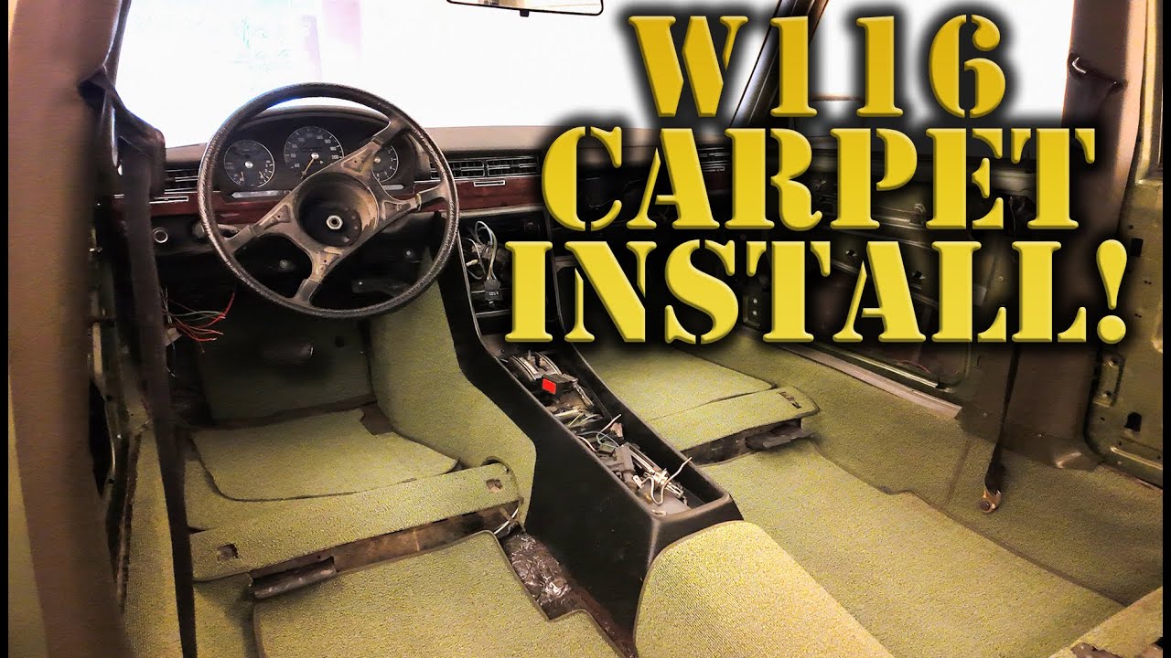 Installing New Carpet in a Classic Mercedes W116