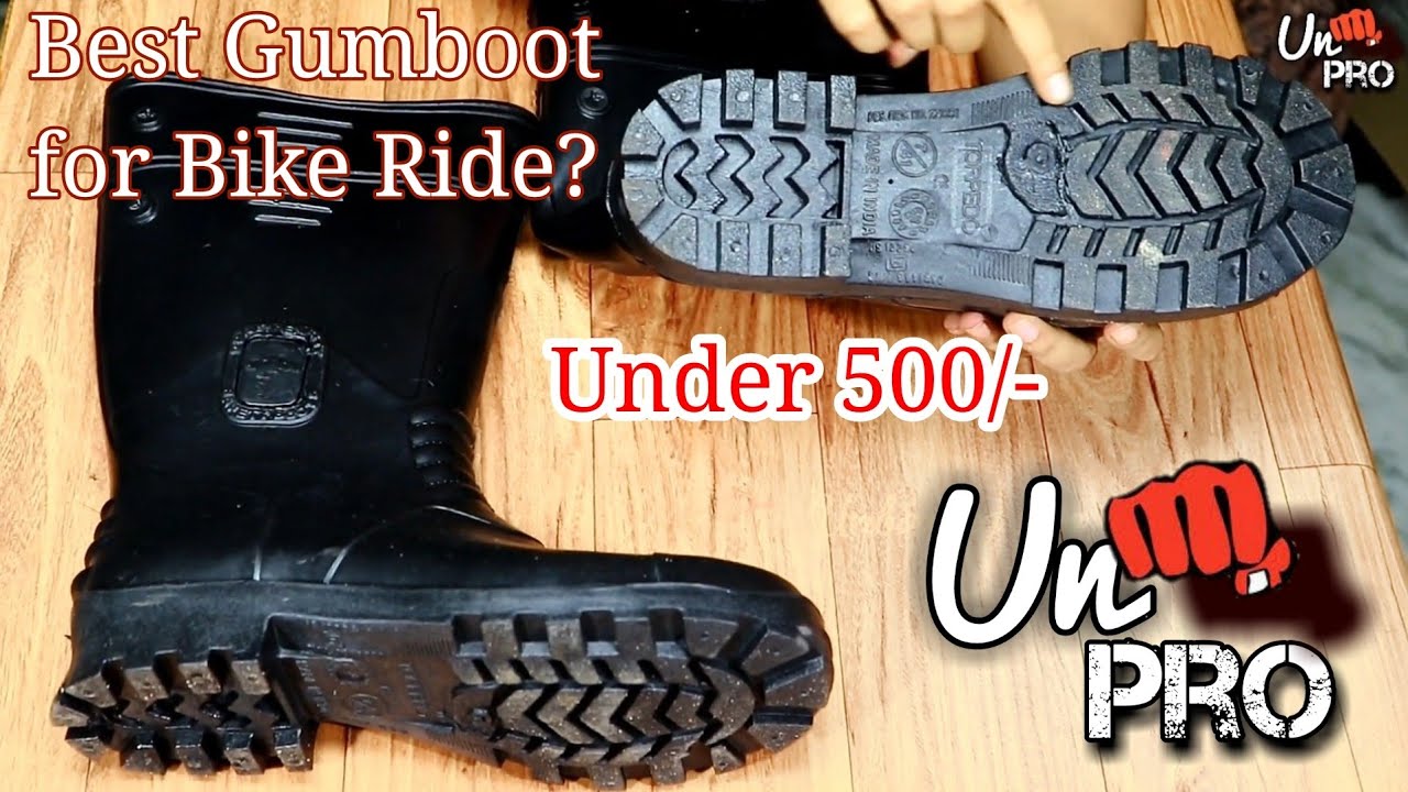 Best gumboot for Next Ladakh Ride under Rs/- 500? Hillson Torpedo Gumboot