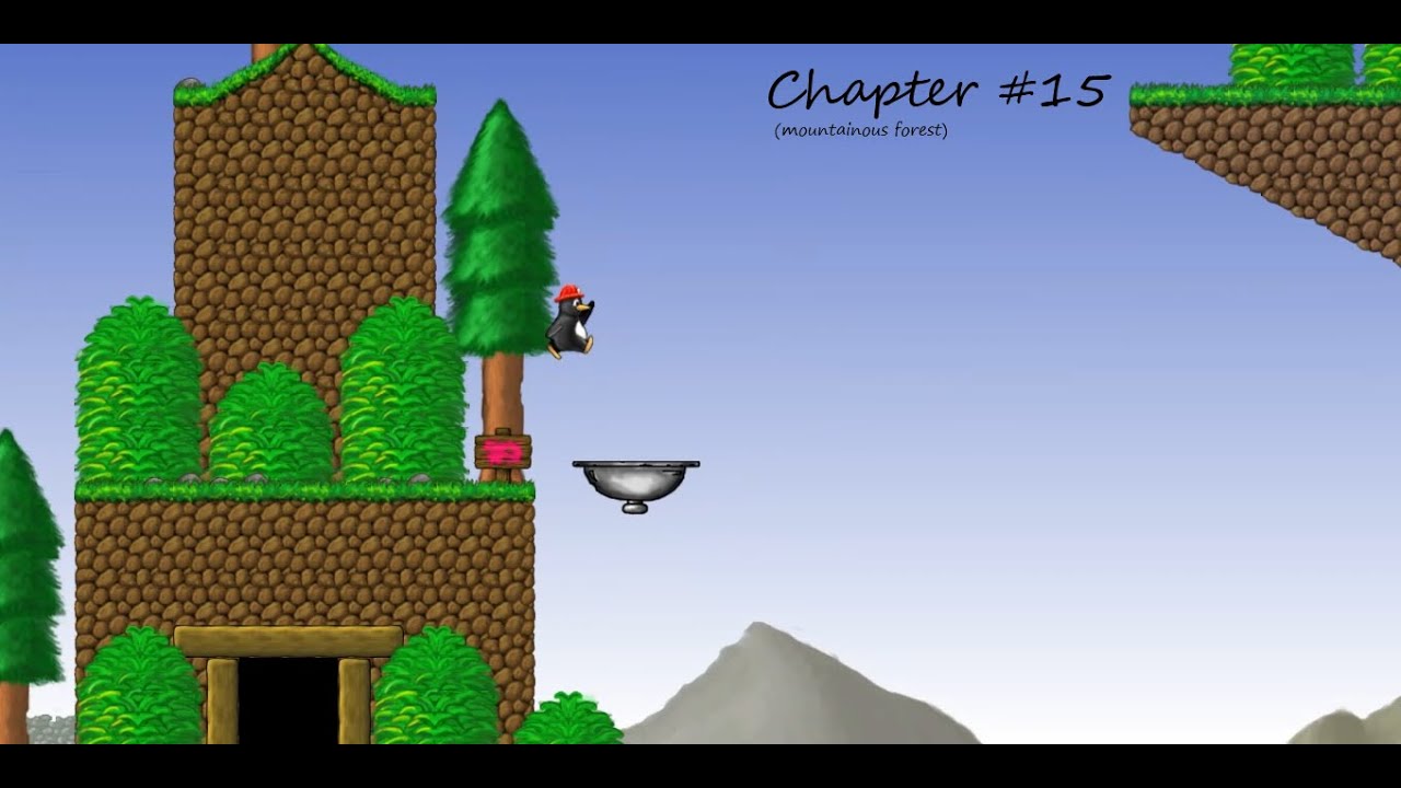 Super Tux, My World #15(Mountainous forest)