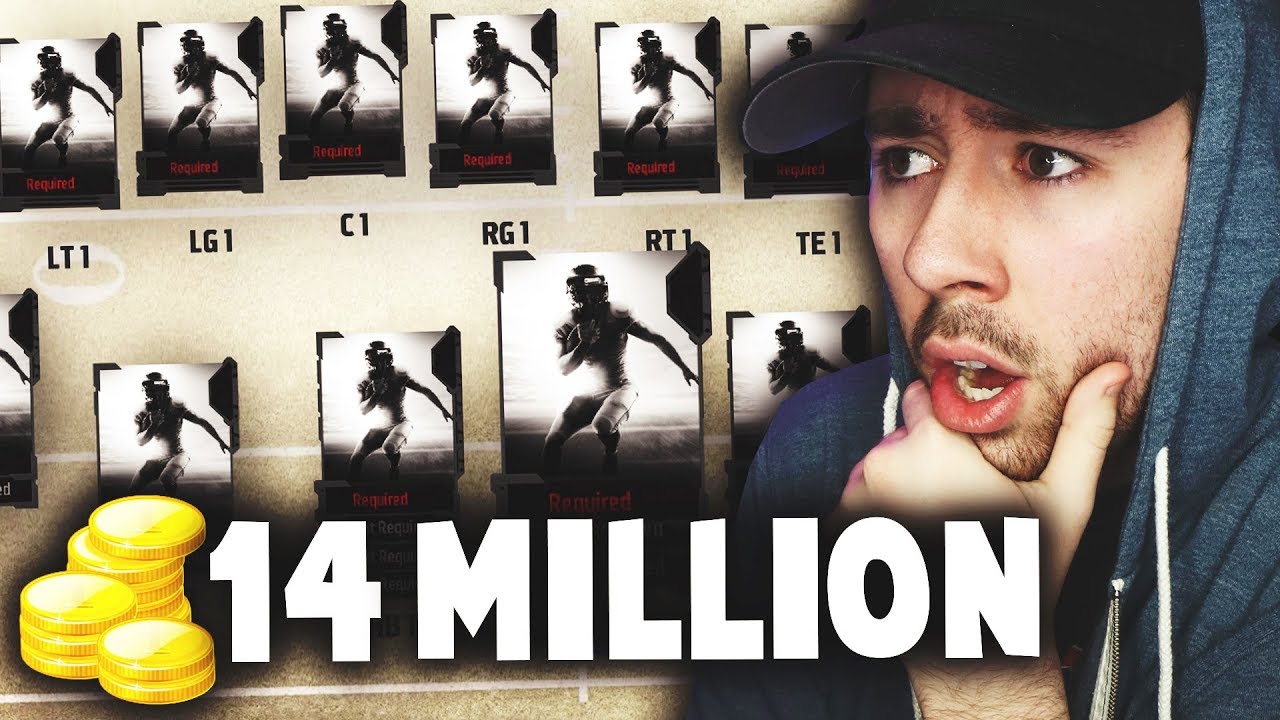 THE 14 MILLION COIN GOD SQUAD! Madden 18 Ultimate Team