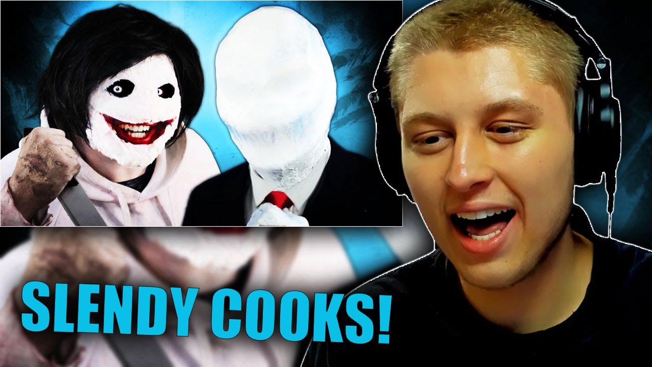 Slenderman vs Jeff The Killer RAP BATTLE! by fightmarker (REACTION)