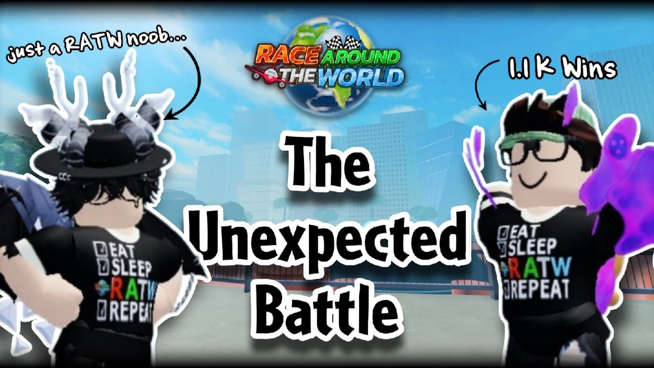 The unexpected battle | Roblox Race Around The World 