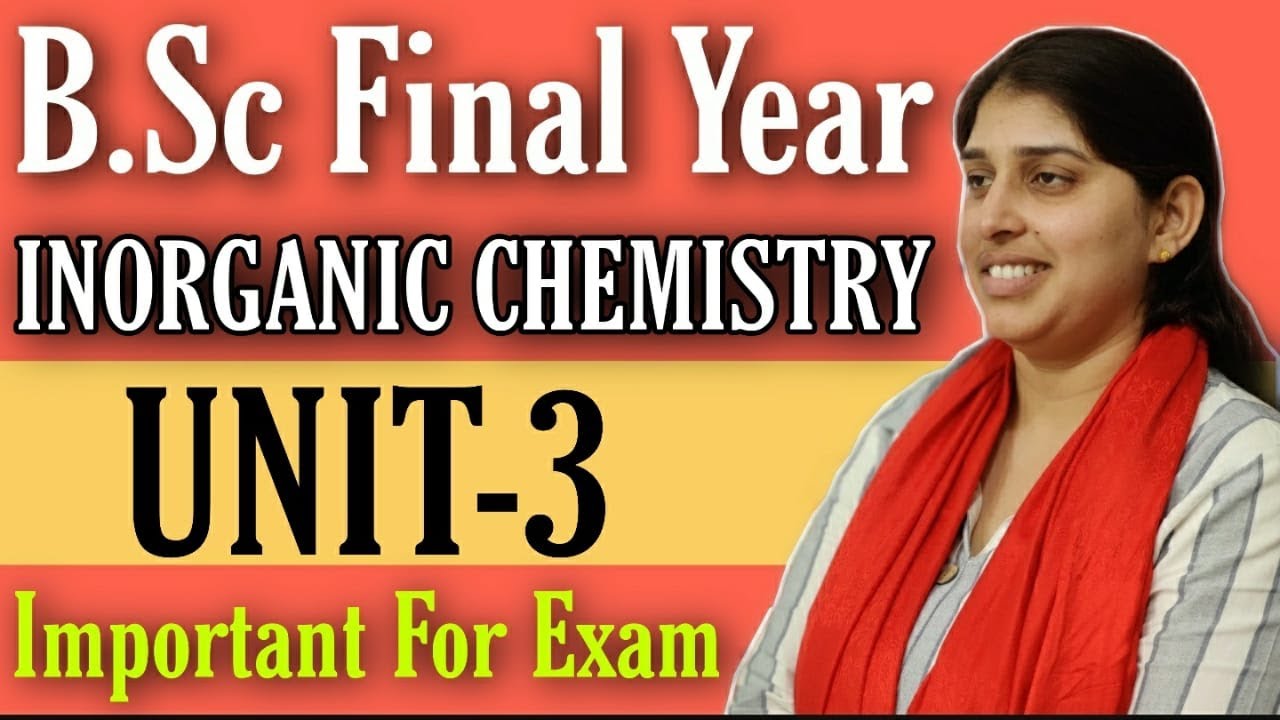 B.Sc. Final Year| Inorganic Chemistry Unit-3 | Important  Questions |By Poonam Mem| Sambhav Sikar