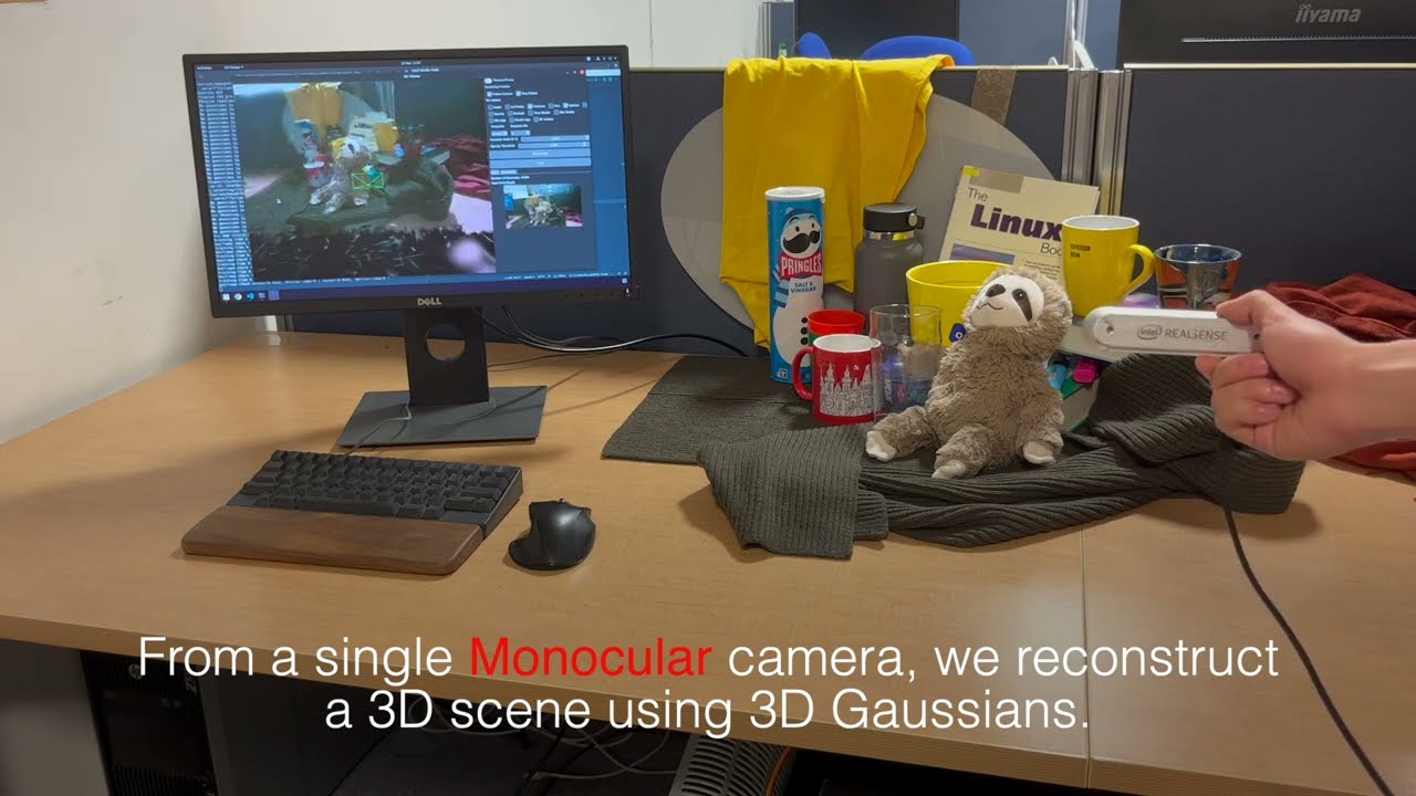 [CVPR'24 Best Demo Award] Gaussian Splatting SLAM