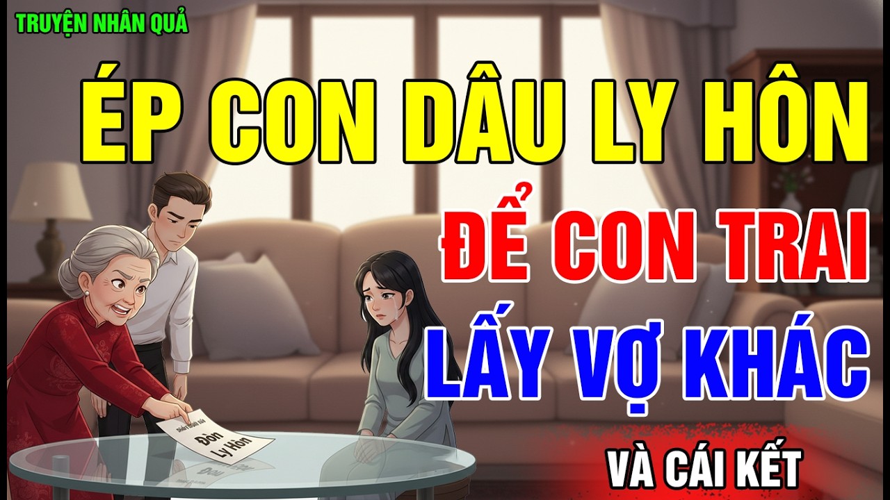 Chuyện Nhân Quả: Ép Con Dâu Ký Đơn Ly Hôn, Để Con Trai Lấy Vợ Mới, Và Cái Kết