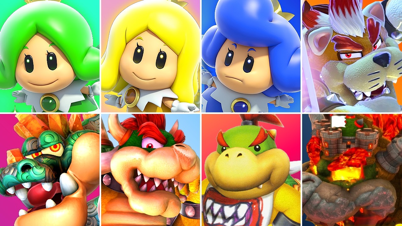 Super Mario 3D World + Super Mario Galaxy 2 - All Castles