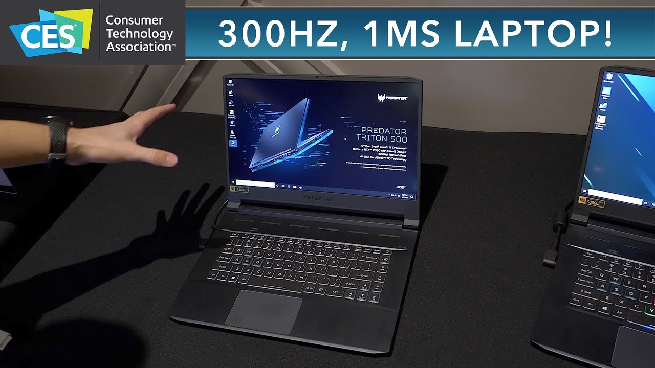 CES 2020: ACER's 300Hz/1ms gaming laptop!