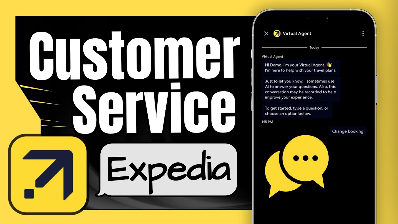 How To Contact Expedia Customer Support on Mobile | Virtual Agent or Real Human Help 🎧