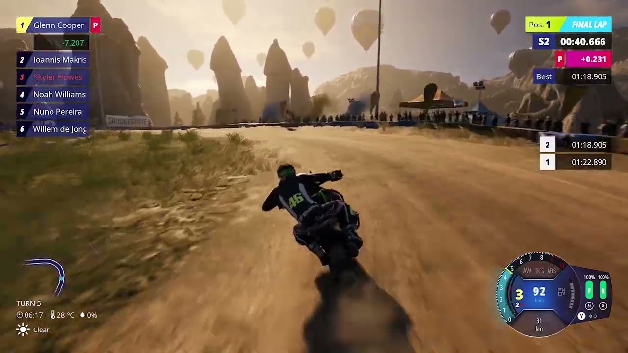 Ride 6 Career Mode: Rockstar Energy, Race 3.