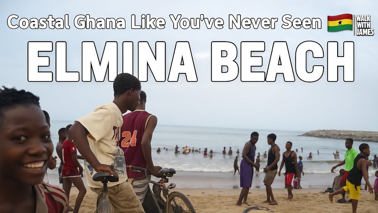 Coastal Ghana Like You’ve Never Seen 🇬🇭 | Walking Elmina Beach”