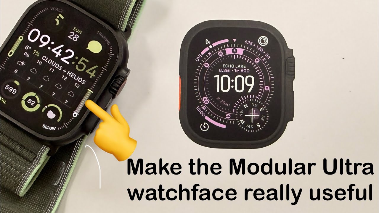 Модульный циферблат Apple Watch Ultra: пошаговое руководство по настройке Apple Watch Ultra 3