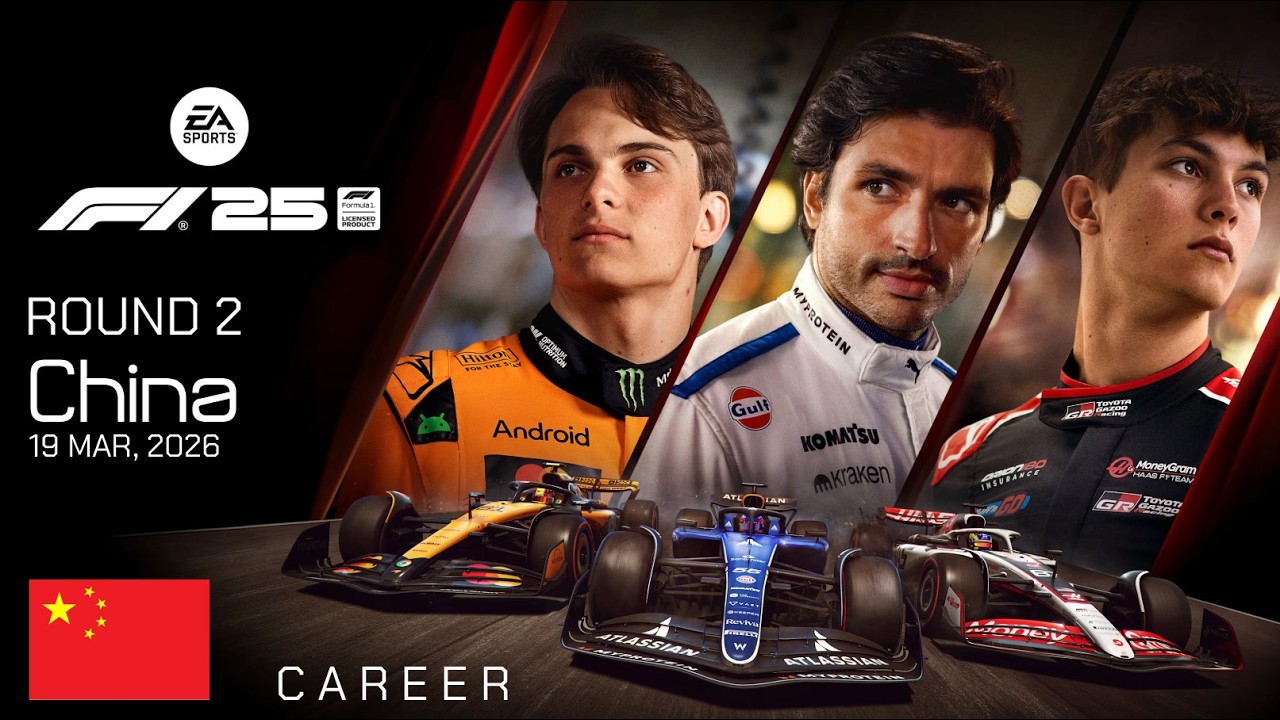 🔴 LIVE FORMULA 1 [CAREER] - ROUND 2 : Shanghai International Circuit [CHINESE GP] #f1 🇨🇳 + THE MOVIE
