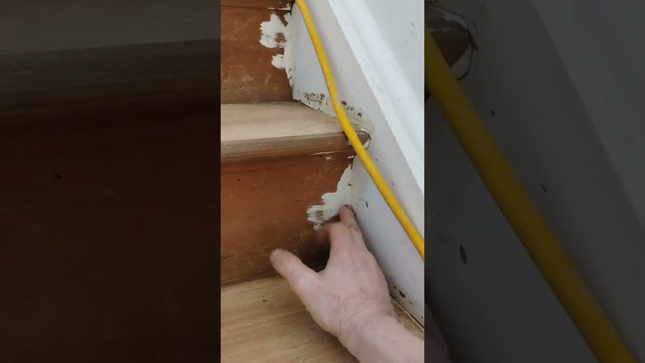 how to remove 90% of the squeaks on stairs
