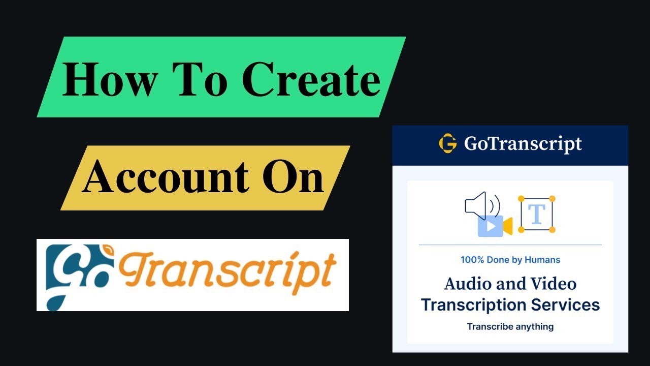How To Create Account On Gotranscript | Gotranscript Jobs | Gotranscription Jobs Real Or Fake