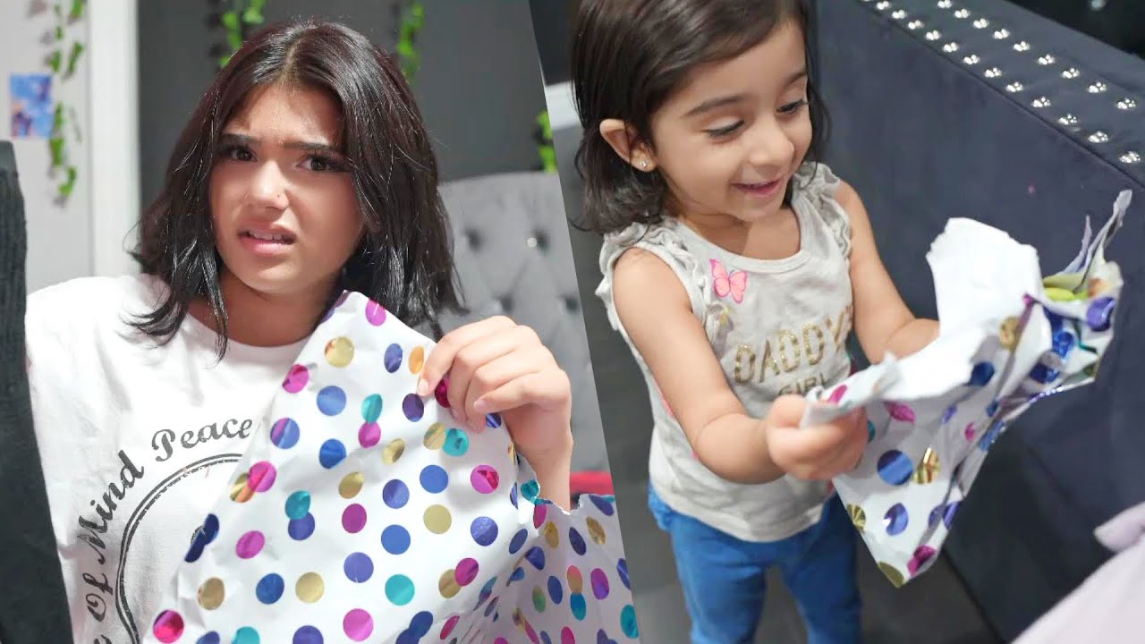 GIVING OUR DAUGHTERS BAD PRESENTS TO SEE THEIR REACTION