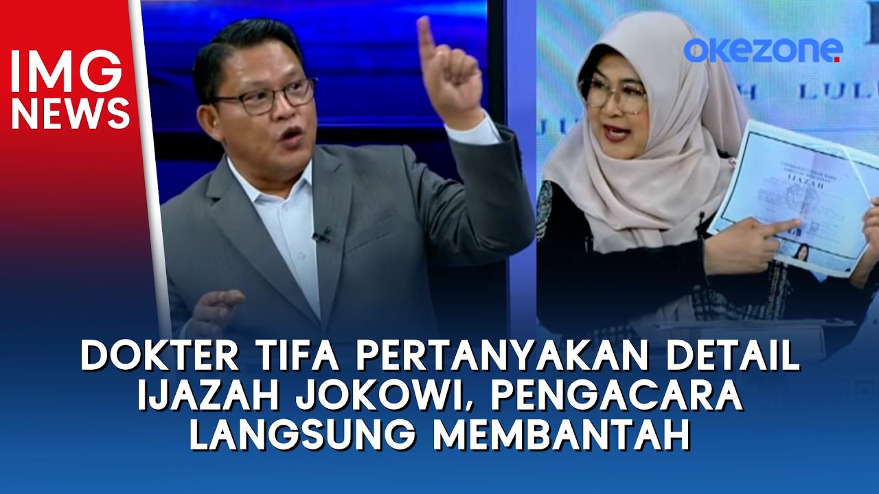 Dokter Tifa Pertanyakan Detail Ijazah Jokowi, Pengacara Langsung Membantah