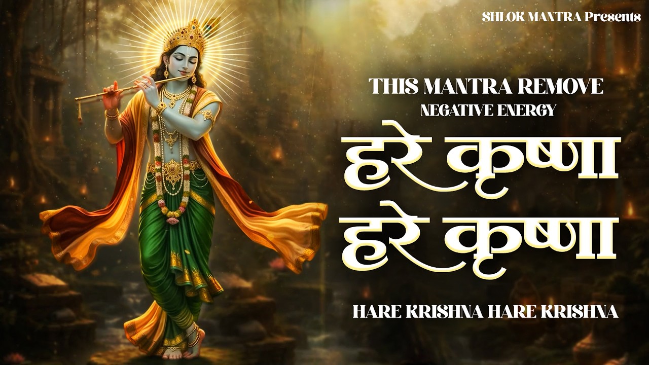 this Mantra Remove Negative Energy : Hare Krishna Hare Krishna | Krishna Chant | Krishna Maha Mantra